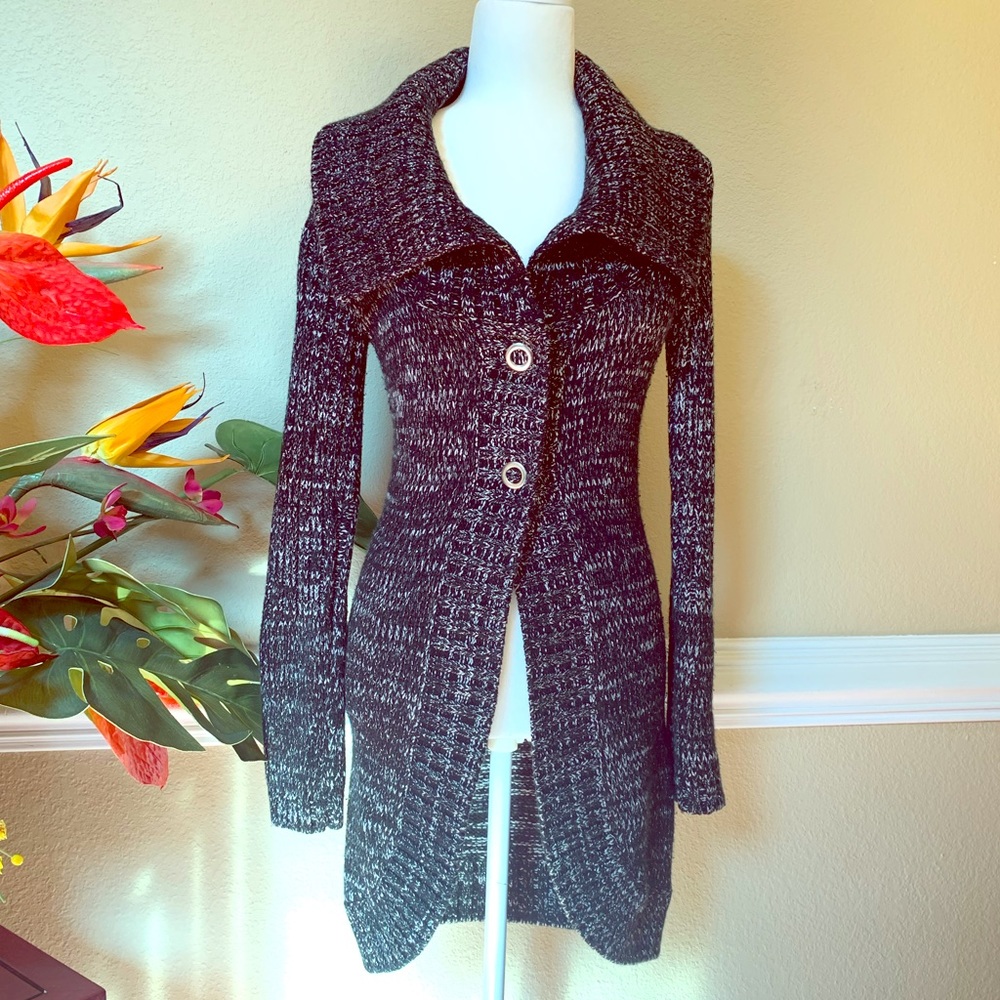 WHBM White House Black Market Long Knit Cardigan